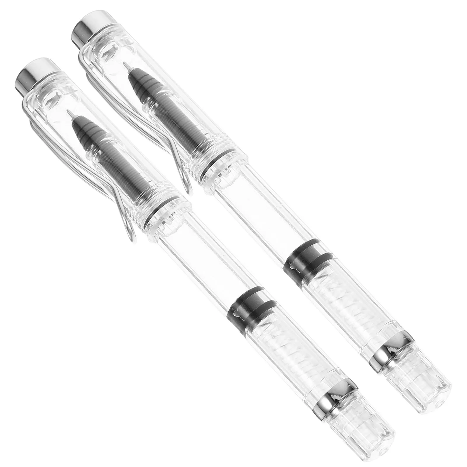 

3pcs Fine Point Gel Refillable Smooth Writing Pens Elegant Office Use Comfort Grip Ink Pens For Note Taking