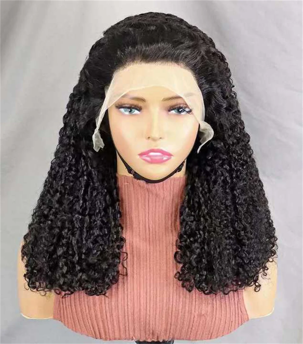 

Burmese Pixie Curly 300% Density 13x6 Lace Frontal Human Hair Wigs Bouncy Curly Natural Color Curly Remy Human Hair Lace Wigs