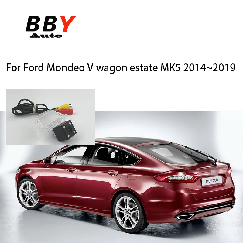 Задняя камера для Ford Mondeo V wagon Estate MK5 2014 ~ 2019 CCD ночного видения, резервная камера номерного знака автомобиля, камера заднего вида