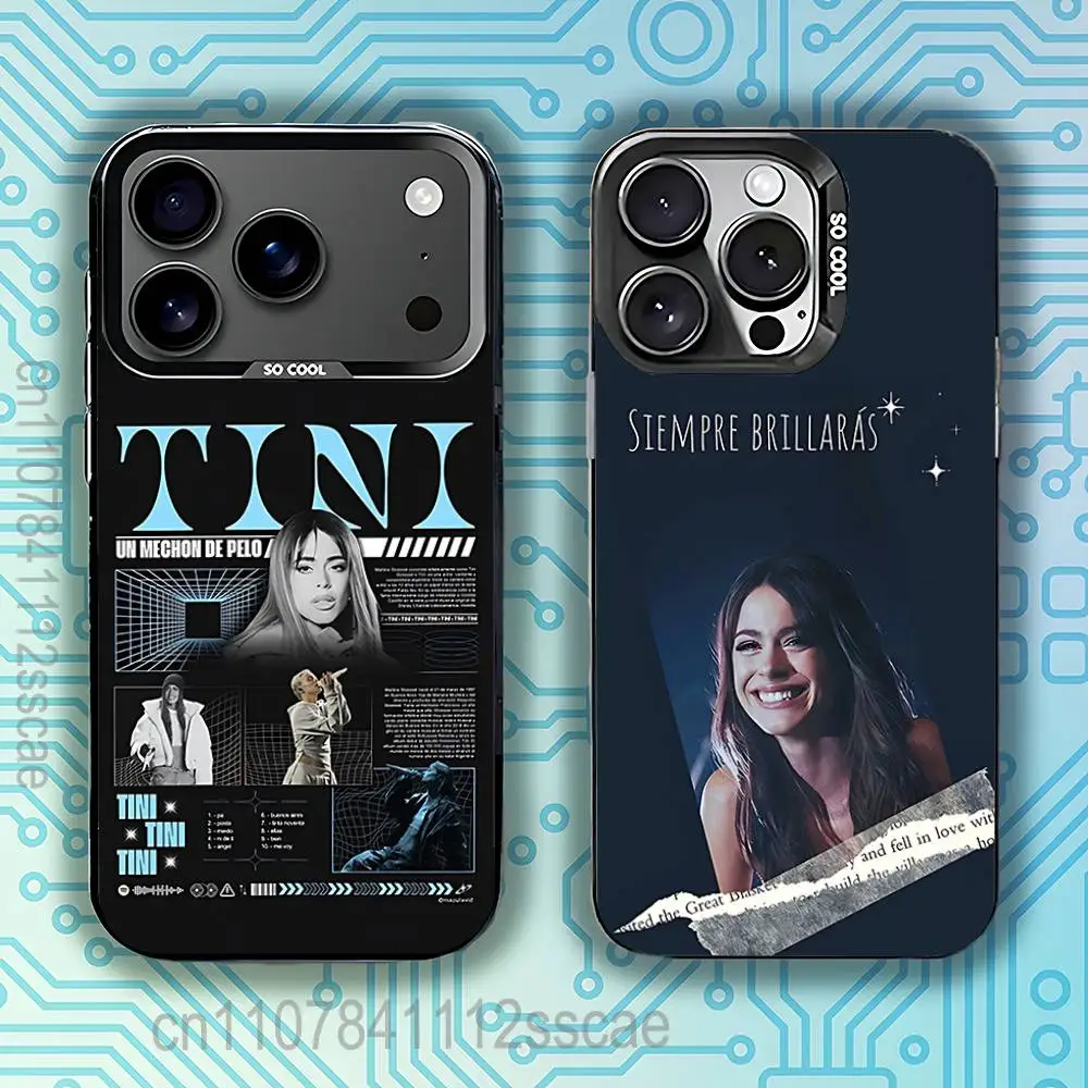 

Singer T-TINI M-Martina Stoessel Phone Case For iPhone 17,16,15,14,13,12,11,Pro,Max,Plus,E,Air,Mini Black Tpu IMD Cover