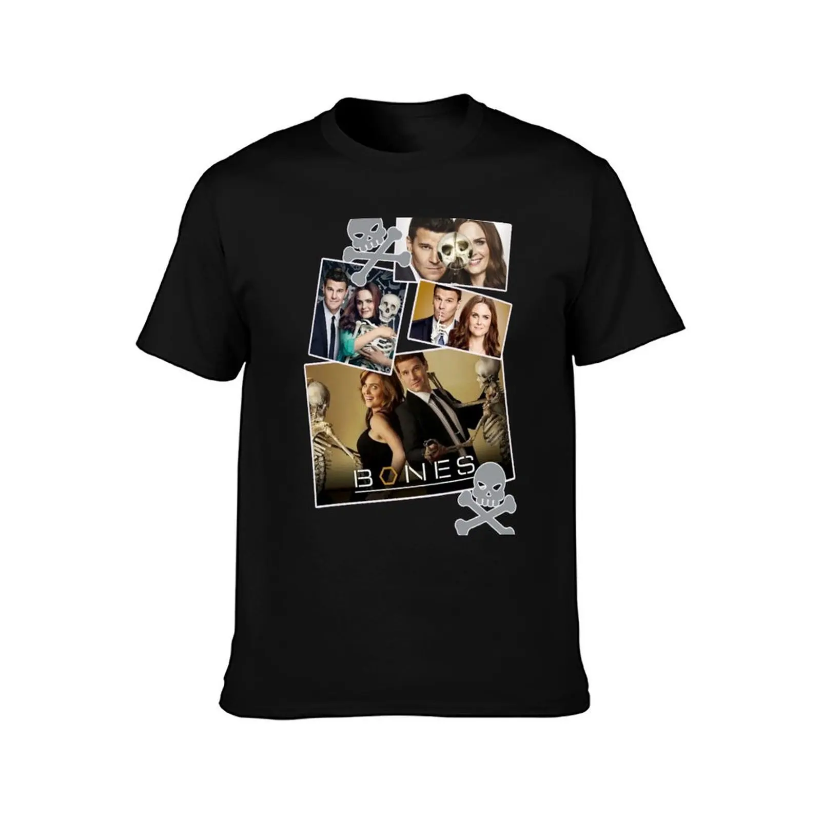 Bones, the Bone Hunter T-Shirt Work Basic Short Sleeve Top T-Shirt