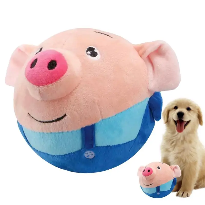 Balle électronique pour chien de compagnie, jouet rebondissant pour animaux de compagnie, diabétique, IkWashable, dessin animé coule, jouets beurre pour animaux de compagnie