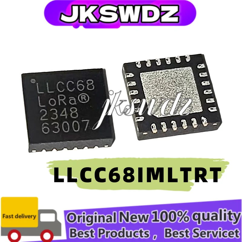 

10PCS RF Transceivers, SEMTECH LLCC68IMLTRT, Low Power LoRa Smart Home