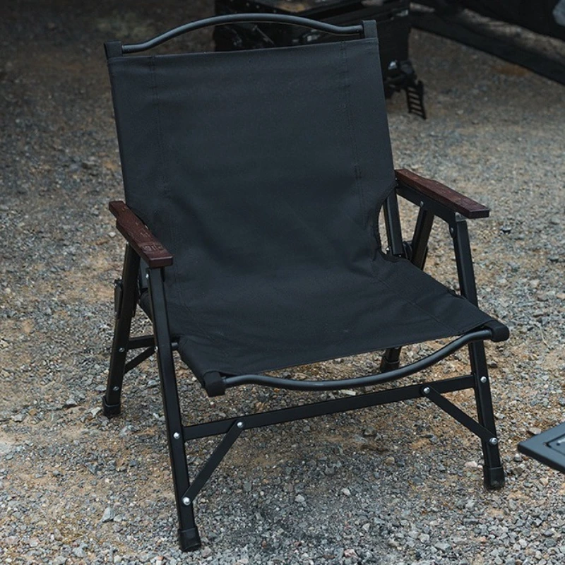 

Outdoor Folding Chair Tactical Wide Removable Aluminum Chair Portable Camping Kermit Chair