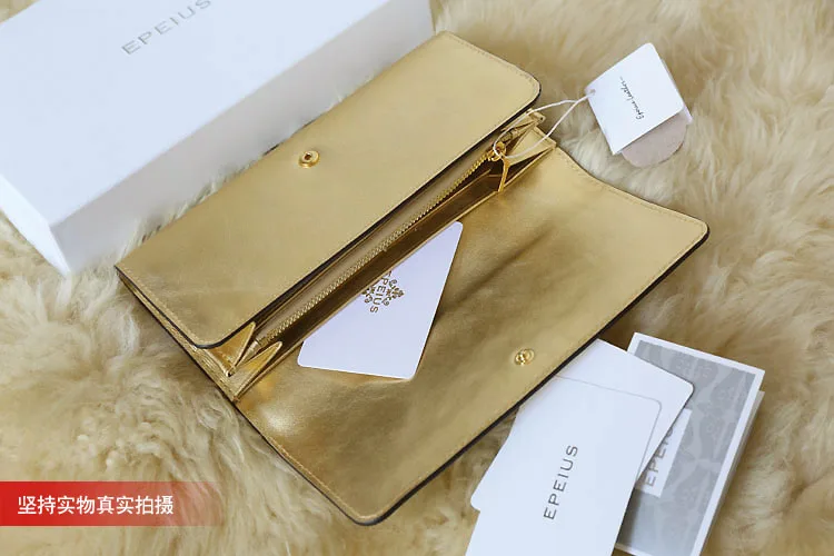 2023 New Designer Cow Leather Women Long Wallet Fashion Genuine Leather Lady Purse High Grade Large Capacity Female Clutch 45