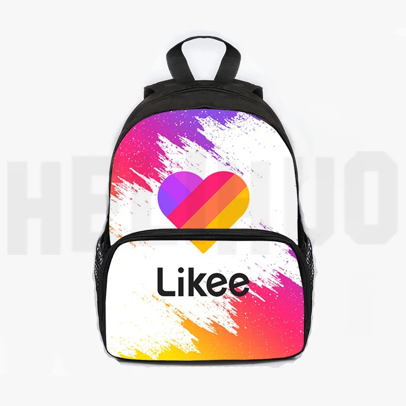 3D Printed Likee Backpack Women Travel Bags Kids Zipper Cartoon Kawaii Mochila School Bags Teenage Girls Children  Book Sac