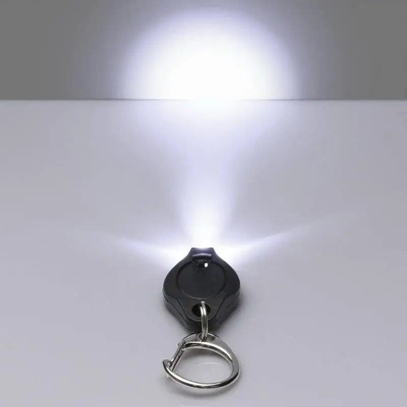 Camping sleutelhanger licht Mini sleutelhanger Knijpknop Licht Mini LED-zaklamp Zaklamp Noodsleutelringlicht voor buiten wandelen