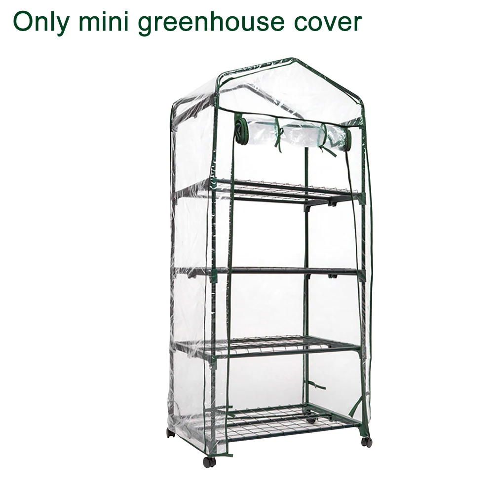 Reusable Walk-in Garden Supplies Mini Greenhouse Cover Balconies Clear PVC Plant Replacement Warm Outdoor Waterproof Household