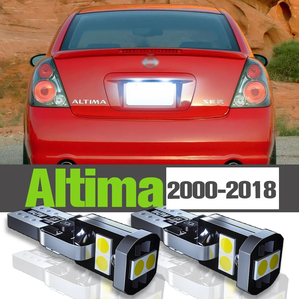 

2x LED License Plate Light Accessories Lamp For Nissan Altima 2000-2018 2006 2007 2008 2009 2010 2011 2012 2013 2014 2015 2016