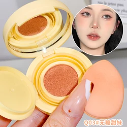 Moisturizing Liquid Blush Soft Cushion Cheek Tinted Waterproof Facial Gloss Blusher Gel Cream Multi-purpose Contouring Makeup