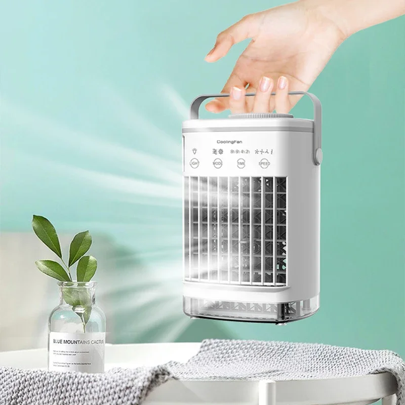 air-conditioning-fan-air-cooler-usb-desktop-leafless-tower-fan-cf-006-household-humidification-spray-air-circulation-fan