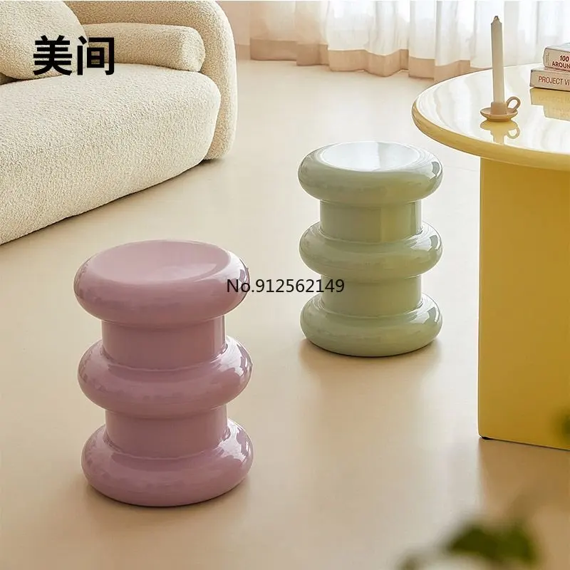 

Creative low stool designer shoe changing stool net red ins style living room sofa small side several sex dining stools ottoman