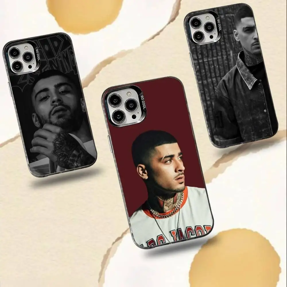 

Singer Z-Zayn M-Malik-ES Phone Case For iPhone 16,15,14,13,12,11,Pro,Max,Plus,Mini,XS,SE Anti Fall Black Matte Hard Bumper