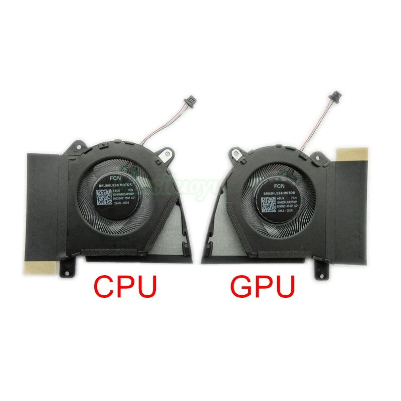 ASUS ROG Zephyrus G14 GA402R GA402RJ GA402RK 쿨러 13NR09U0AP0901 1001 2022 버전 용 새 원본 노트북 CPU GPU 냉각 팬