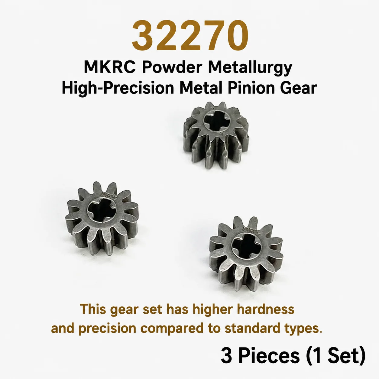 MKRC 12-tooth Gear Building Blocks Metal Parts 32270 DIY Professional Racing Parts Modification Car/Robot Accessories view 3