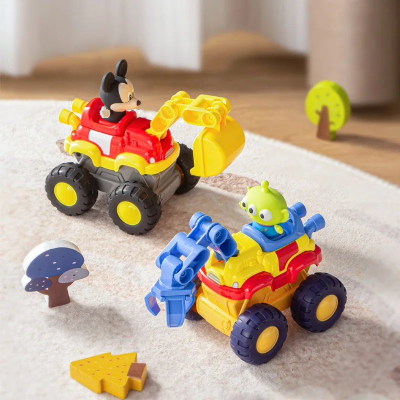 PLEYERID Disney Mickey & Toy Story automodellen, officieel gelicentieerd voertuig en racer doe-het-zelf bouwpakket, educatief kerstcadeau