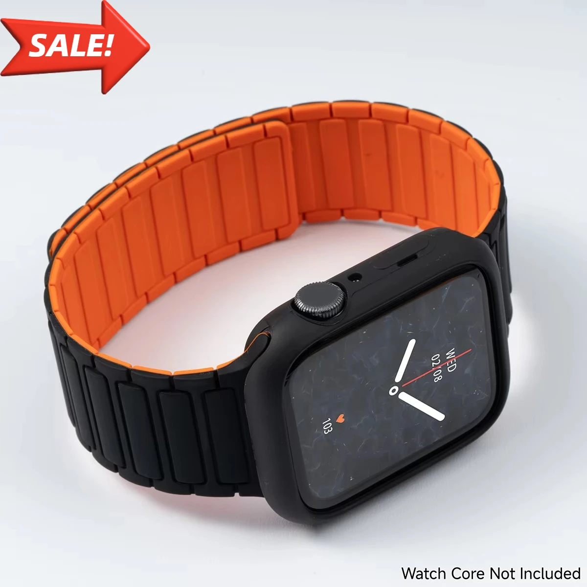 Magnetarmband + Silikonhülle für Apple Watch Band Ultra 2 49 mm 46 mm 45 mm 44 mm 42 mm 41 mm 40 mm TPU-Abdeckung Iwatch 10 9 8 7 6 SE 5 4