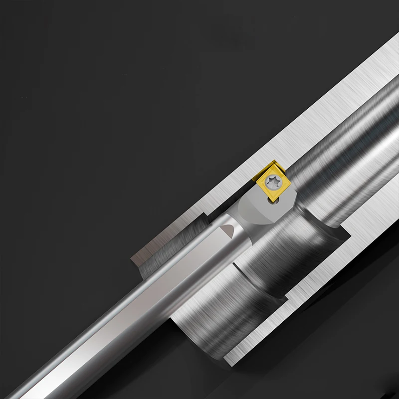SCLCR Carburo di Tungsteno Acciaio Anti-vibrazione Tornio Noioso Bar C08 C10K C10M C12M C14N C16Q C20R Filettatura Interna Piccolo Strumento Noioso
