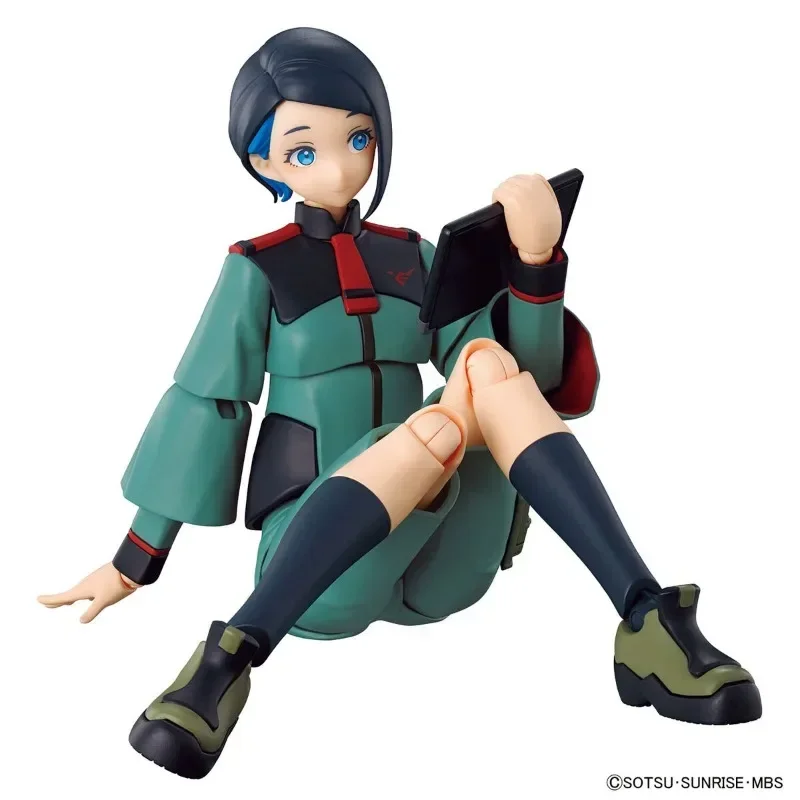 Bandai – combinaison Mobile Standard originale Gundam: la sorcière de Mercury, Anime NIKA NANAURA, jouets figurines d'action, en Stock