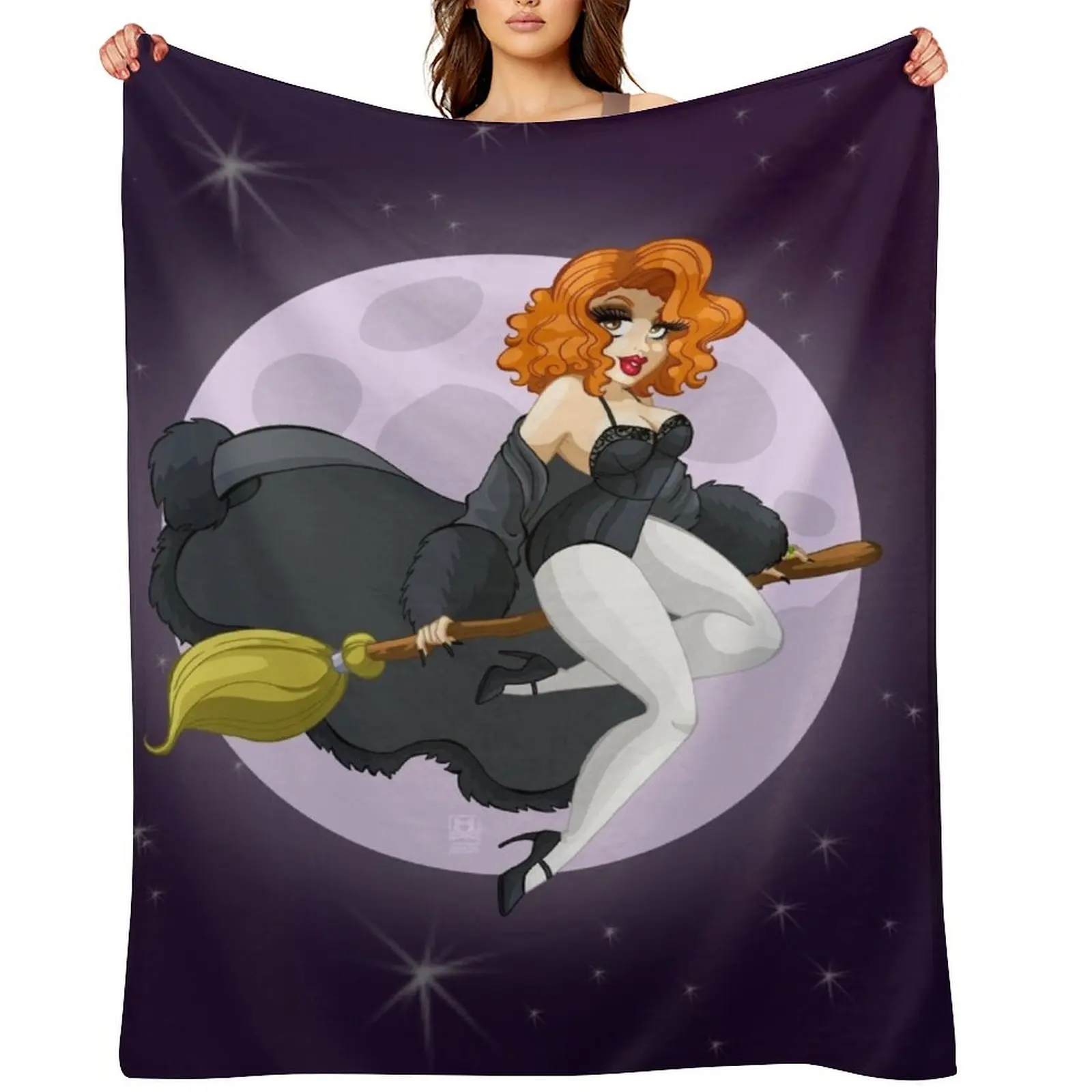 

Jinkx Monsoon Throw Blanket Thin Picnic Thermals For Travel Stuffeds Blankets