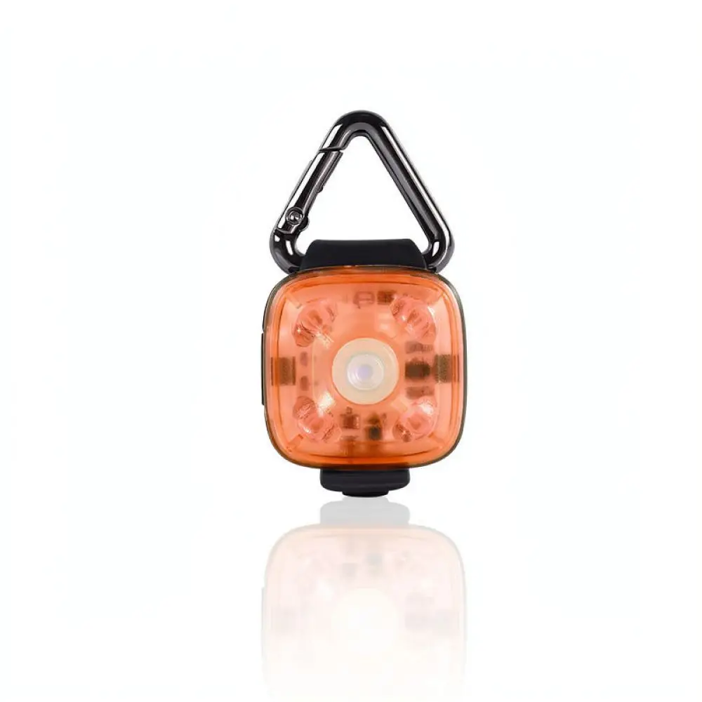Dog Collar LED Pendant Safety Marker Night Walking Glow Tag Flashing Accessory For Outdoor Pet Visibility