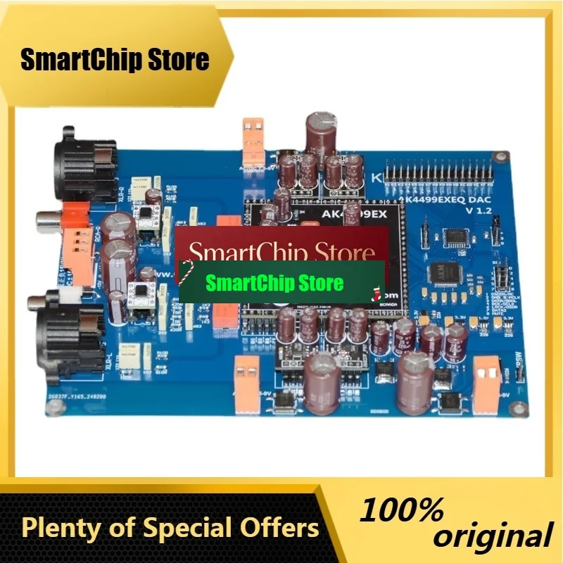SmCpAK4499EXEQ+AK4191EQ Audio DAC Decoder Differential (Balanced) Single-ended RCA Output I2S/DSD 32bit 1536KHZ DSD1024