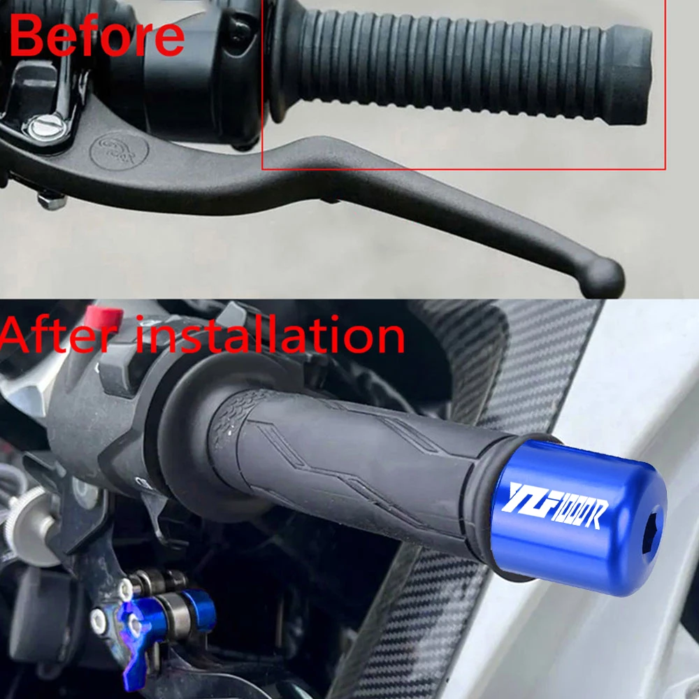 YZF1000 Motorcycle Handlebar Grip Ends Balance Weight Cups FOR YAMAHA YZF 1000 THUNDERACE 1996-2003 2002 Handle Bar Plugs Grip