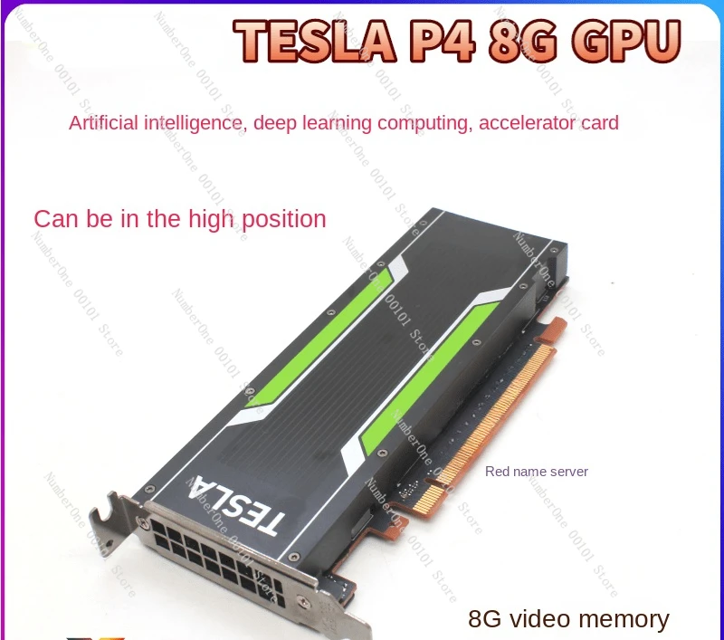 Tesla P4 P40 M40 P100 T4 graphics GPU deep learning graphics card video encoding and decoding