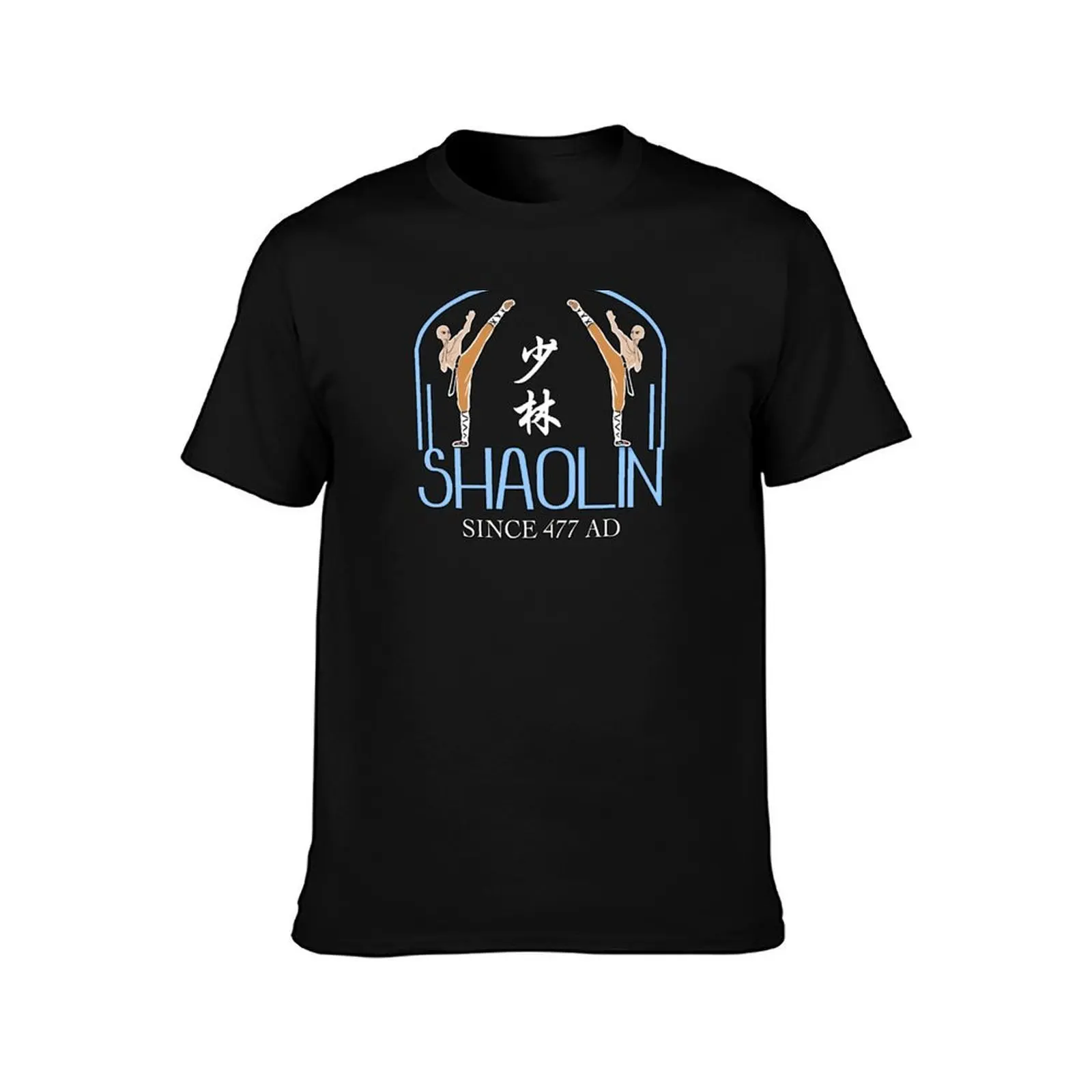 Shaolin Monks T-Shirt Comfortable Work Wear Tee T-Shirt