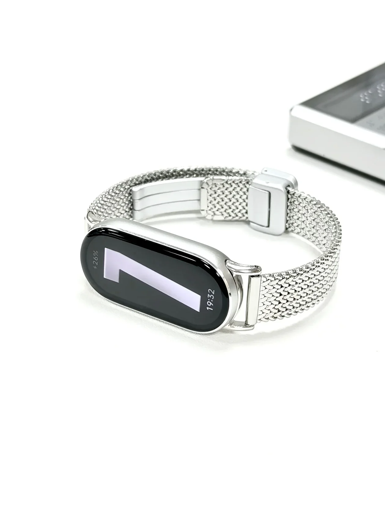 Bracelet magnétique en acier inoxydable pour Xiaomi Band 11 10 9 8, bracelet à maillons métalliques, accessoire de bracelet NFC