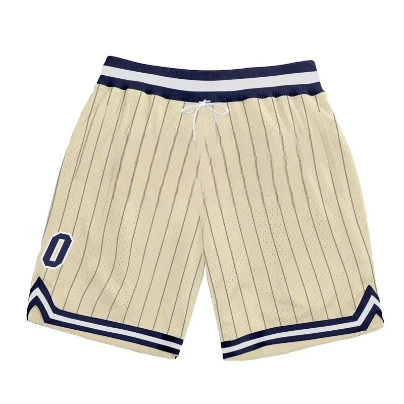 2026 Fashionable Striped Pattern Sports Shorts Simple Casual Breathable Beach Shorts Quick Dry Man Surf B Y2K