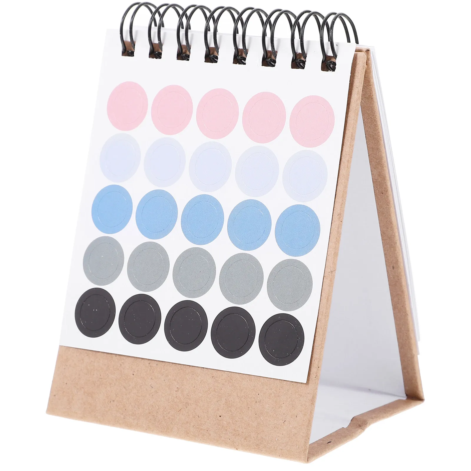 

Desktop Mini Calendar 2024-2025 Small Standing Flip Calendar for Desk Organization Stylish Modern Decor Daily Planning Tool