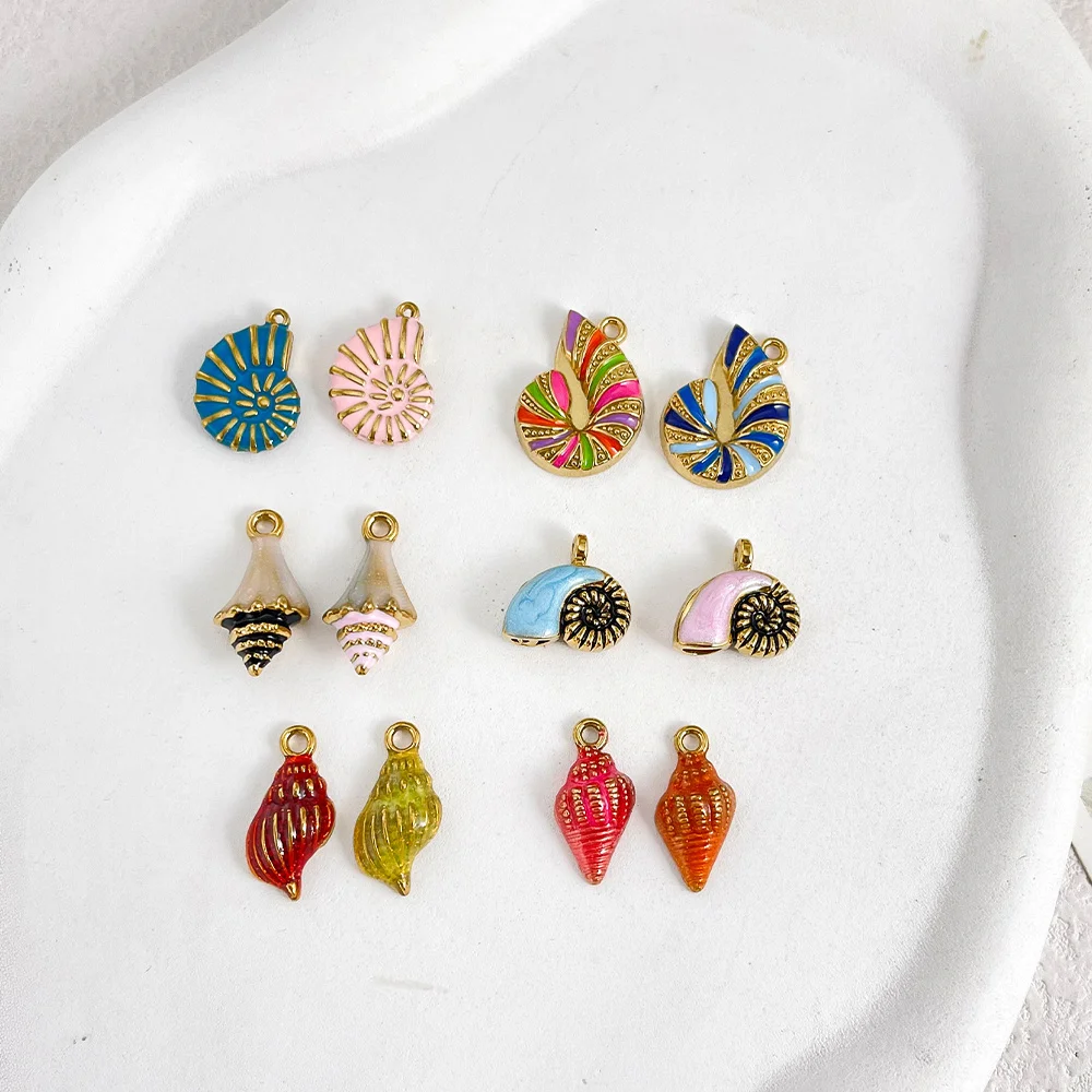 

Cordial Design Stainless Charms/Conch Shape/Pendant Hand Made/DIY Necklace/Jewelry Findings & Components/Pendant Making #196321