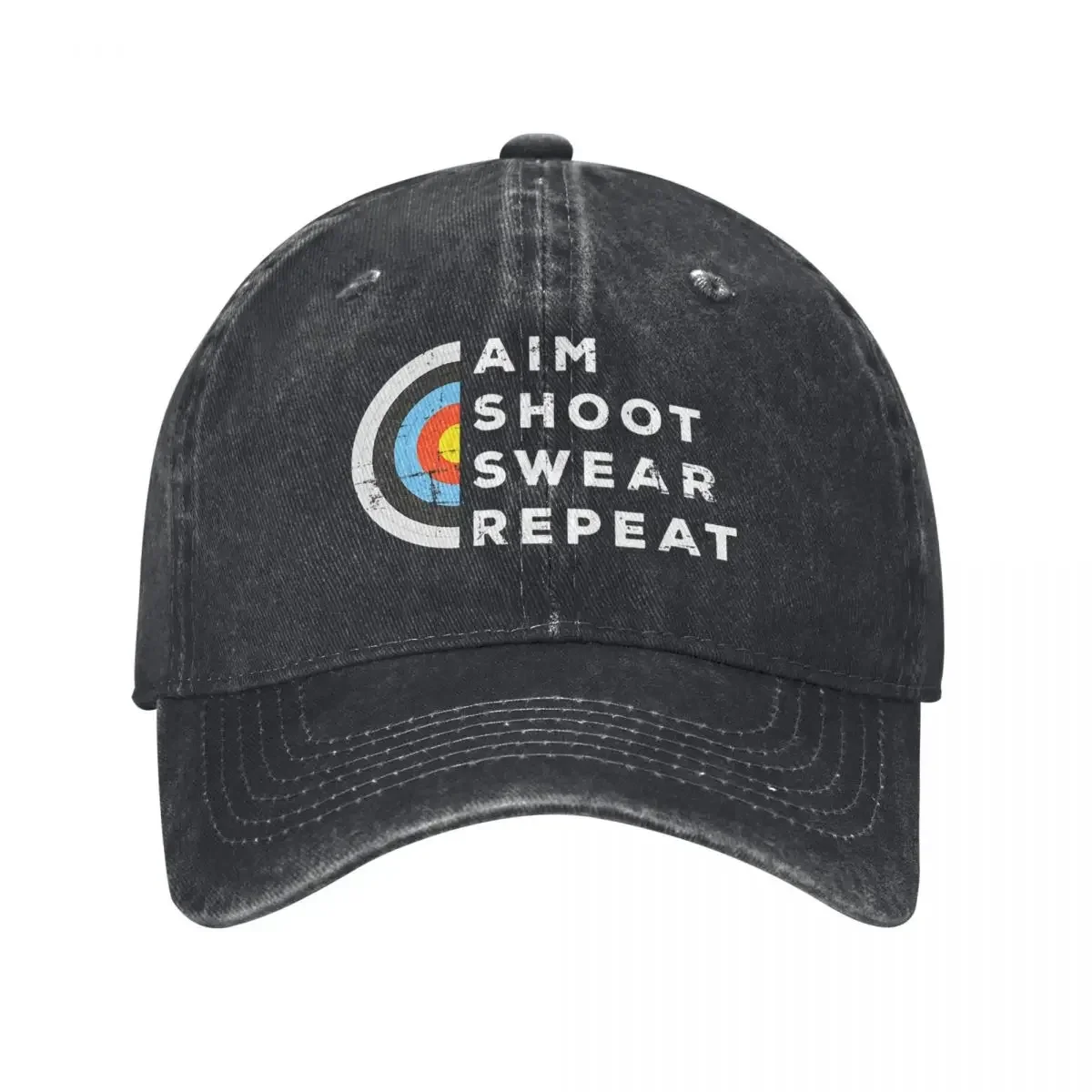 

Aim Shoot Swear Repeat Archery Costume Archer Gift Archery Baseball Cap Brand Man cap Dropshipping Women's Men's