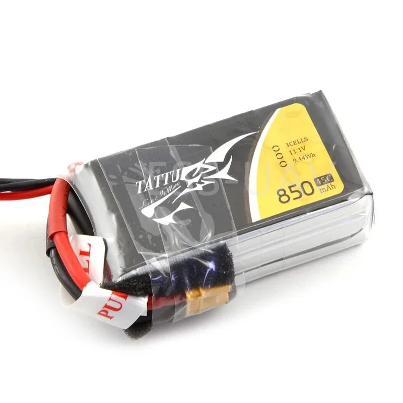 ACE Tattu LiPo Rechargeable Battery Lipo 3S 4S 850mAh 75C 45C1P for RC FPV Racing Drone Quadcopter