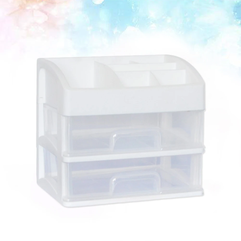 

Transparent Drawer Storage Box 3L Large Capacity Clear Cosmetics Makeup Jewelry Travel Home Organization Case Bathroom