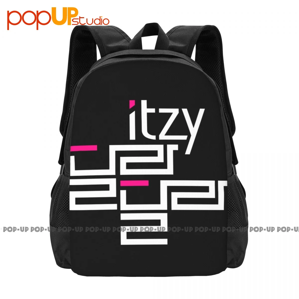 Itzy Dalla Dalla Logo Backpack Large Capacity Fashion Shoe Bag Shopping Bag Multi-function