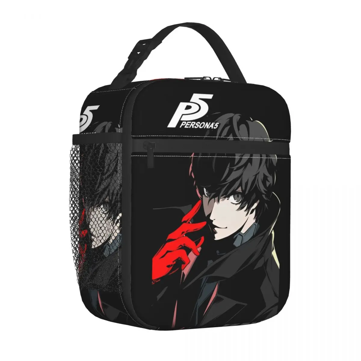 Personas Games Insulated Lunch Bags Cooler Bag  Lunch Container P5 Anime Portable Lunch Box Tote for Men Women Office Outdoor