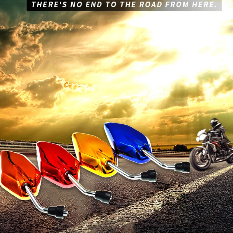 

1 Pair Universal Motorcycle Rearview Mirror Replacement Parts Scooter E-bike Reversing Auxiliary Mirror Modified Accessories