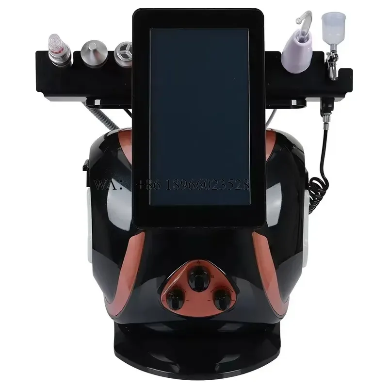 WMWMNU Professional Beauty Treatment Mask Oxygen Infuser Hydro Firming Microdermabrasion Salon Hydra Diamond Peeling Water