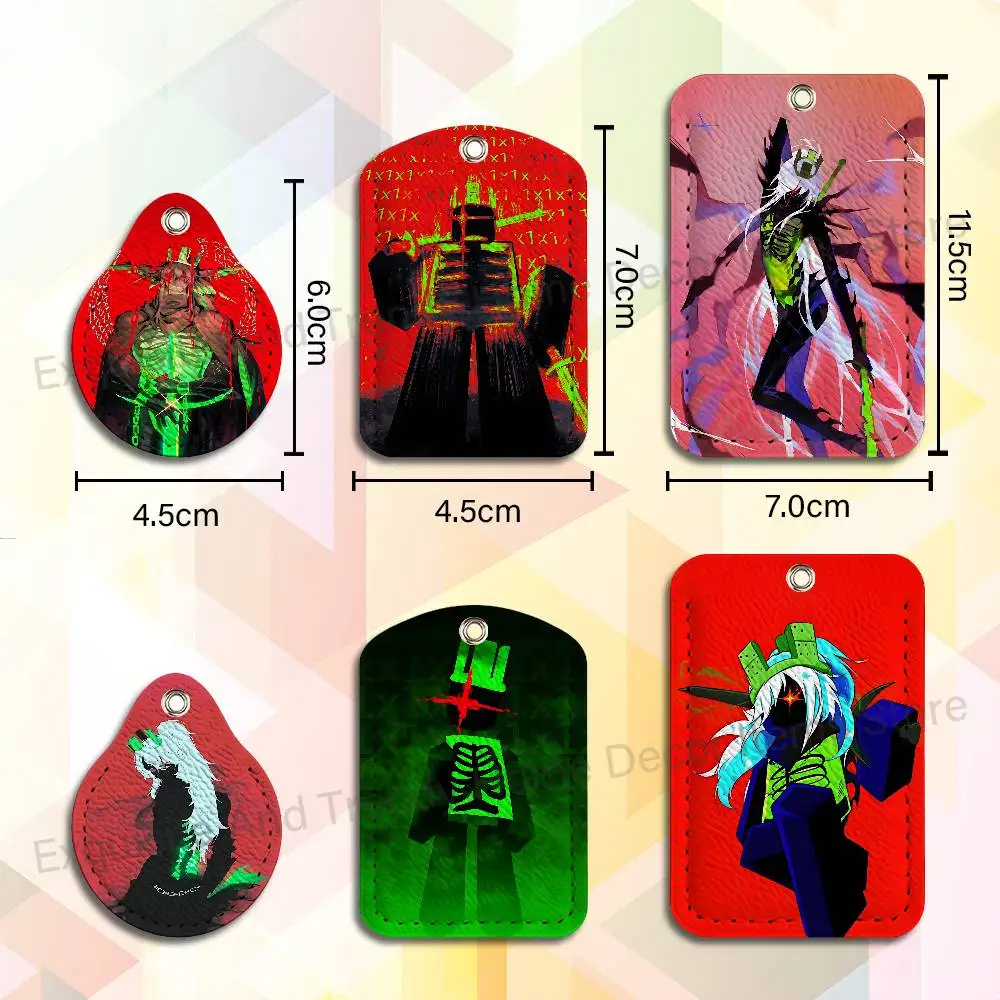 1x1x1x1 Cool F-Forsakens-S Premium PU Leather Card for Daily Use Holder Card Case with Metal