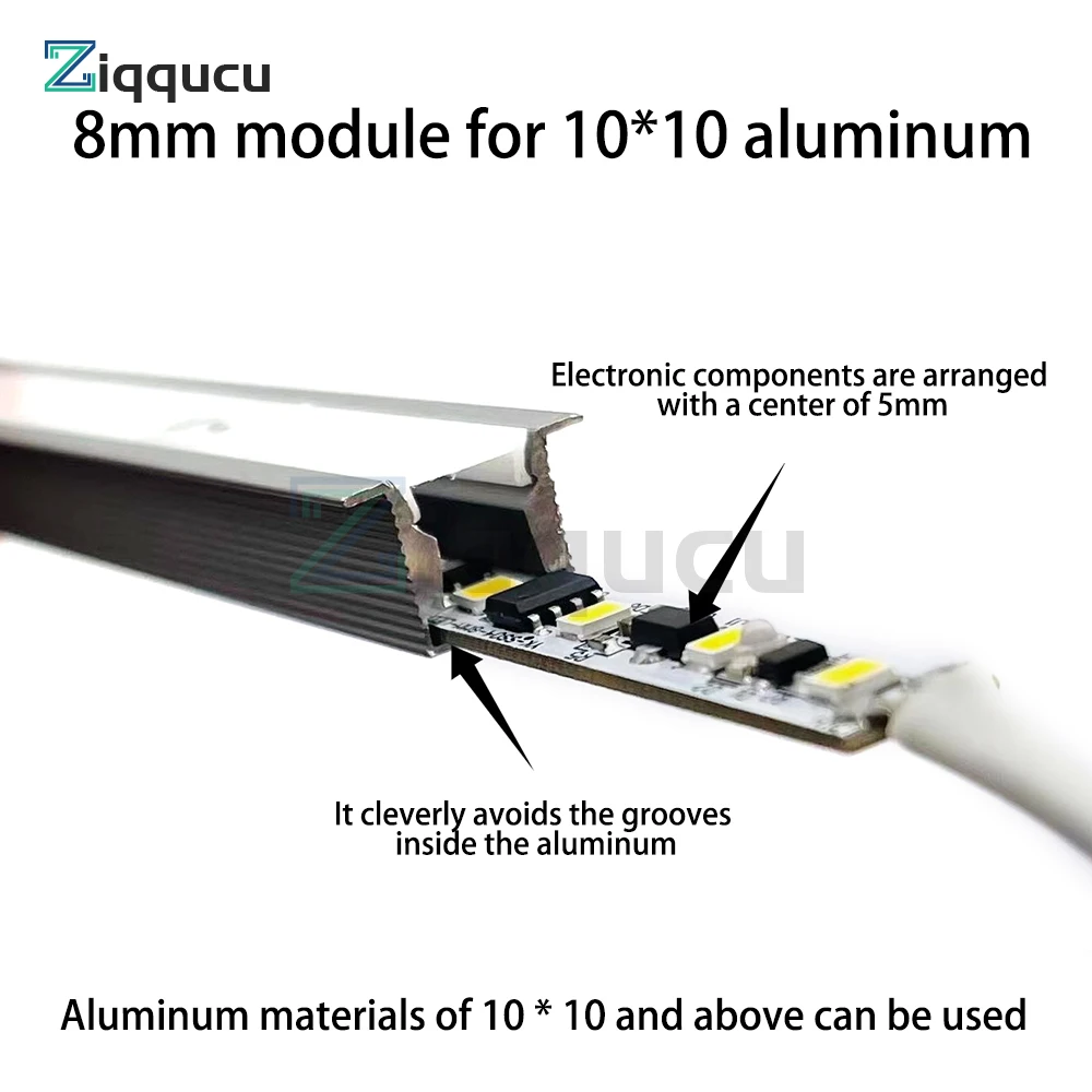 DC12V No Dark Area hole free manual scanning Hand Sweep Switch Wardrobe Cabinet Light Induction Switch Module