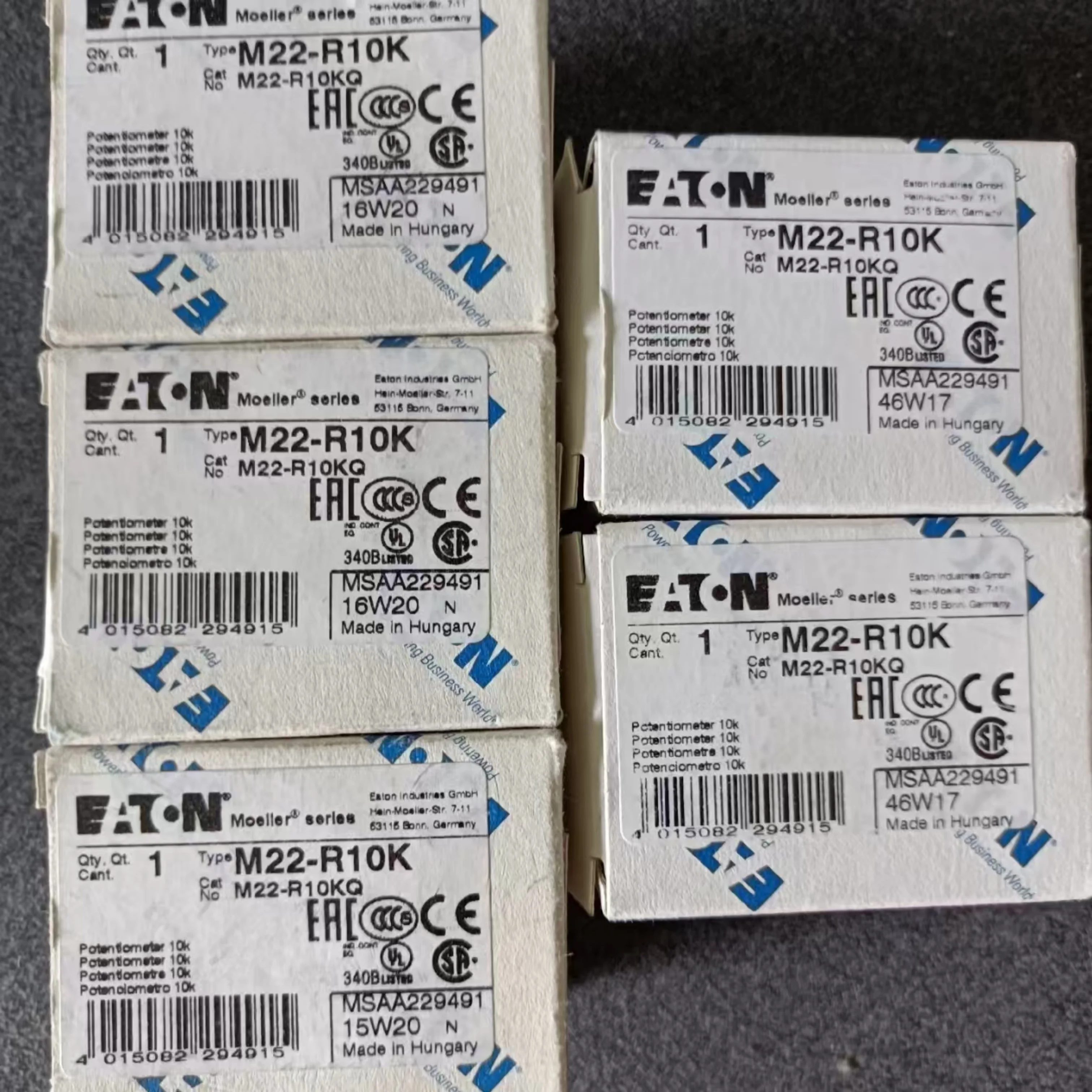 

Новинка в наличии: Потенциометр M22-R10K