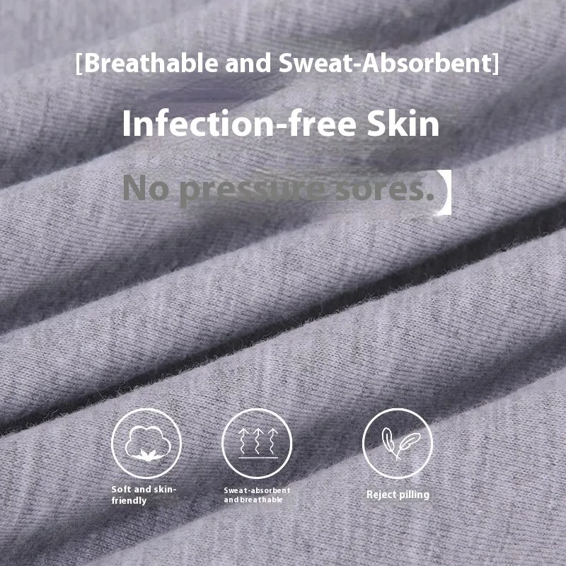 Adult Open Crotch Pants Incontinence Washable Soft Bedridden Elderly Unisex Summer Lightweight Absorbent Comfort New Product