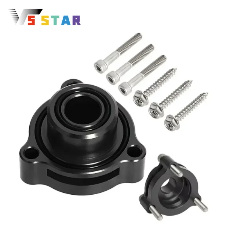 

Engine Blow Off Valve Adapter BOV For 2019-2023 Cadillac CT4 Sierra Silverado 2.7L Turbo Black