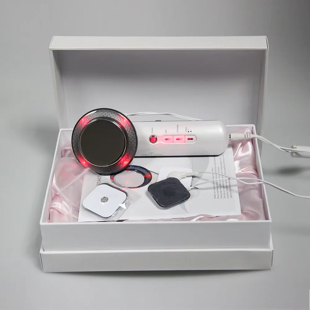 3 in 1 Cavitation Ultrasonic Machine Weight Loss Microcurrent EMS Body Slimming Massager Fat Burner Cream Gel