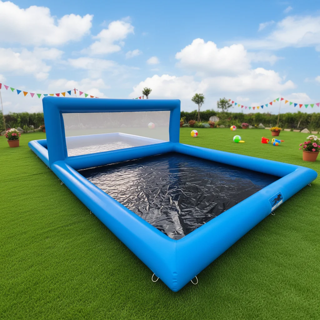 Airtight Outdoor Inflatable Volleyball Pool Water Sports Water Volleyball Field with Nets for Team Sports on Sale