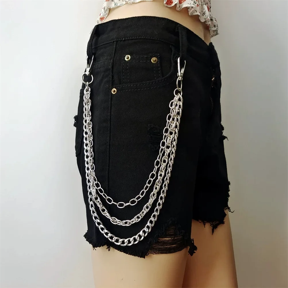 Mehrschichtige Kette Retro beliebte Hip-Hop europäischen und amerikanischen Schmuck Taillenkette heiße Mädchen trendige vielseitige Hosenkette