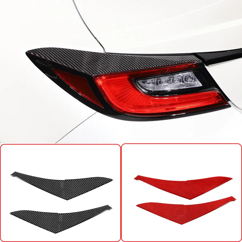 

For Subaru BRZ 2022 Rear Tail Light Taillight Eyebrow Cover Trim Sticker Soft Carbon Fiber Car Styling Exterior Accessories