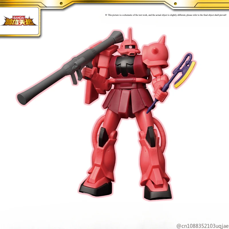 BANDAI Hero Toys Gundam Infinity MS-06S Char's Specialized Zaku II Model Assembled Figure Toy Red Zaku 14cm Ornament Robot Gifts